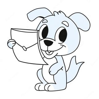 Bojanka Bluey Sa Ljubavnom Porukom 79385-21580