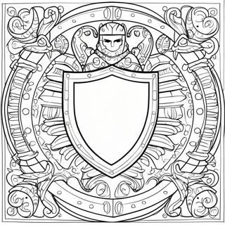 Sareni Stit I Oklop Bojanka 79437 21620