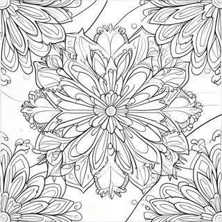 Elegantni Uzorci Sneznih Pahulja Bojanka 79850 21931