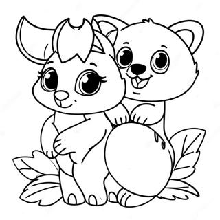 Bojanka Sa Preslatkim Mladuncima Sumskih Zivotinja 80569 22490