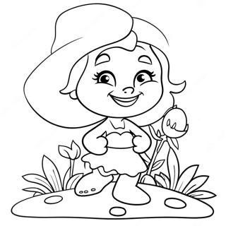 Smurfeta Sa Cvecem Bojanka 80594 22506