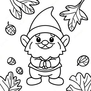 Razigrani Jesenji Patuljak Sa Zirevima Bojanka 80696 22585