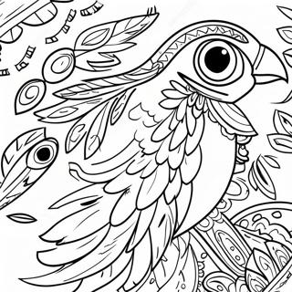 Peso Pluma Sa Sarenim Perjem Bojanka 80979 22801