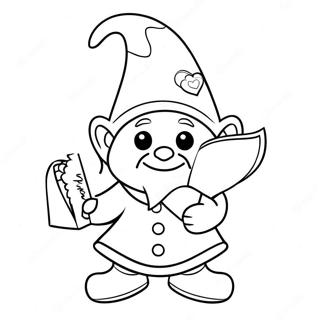 Preslatki Valentinov Patuljak Sa Pismom Ljubavi Za Bojanje 81083-22889