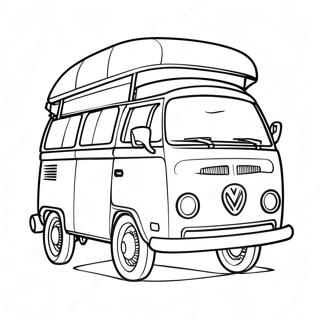 Retro Kamper Vozilo Za Bojanje 82011-23611