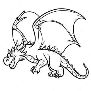 Majestetski Zmaj U Letu Za Bojanje 82035-23623