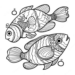 Sarene Ribe Koje Plivaju Za Bojanje 82804-24247