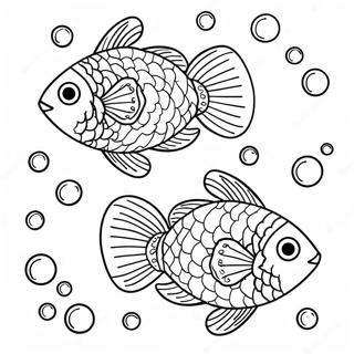 Sarene Ribe Koje Plivaju Za Bojanje 82804-24248