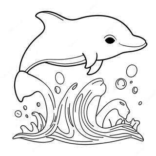 Razigrani Delfin Koji Skace Za Bojanje 82805-24250