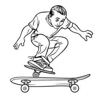 Bojanka Sa Kul Skejtbord Trikovima Бојанке