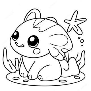 Razigrani Squishmallow Axolotl Bojanka Бојанке