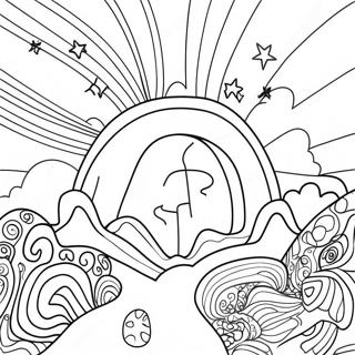 Psihodelicni Galakticki Pejzaz Bojanka 82937-24360