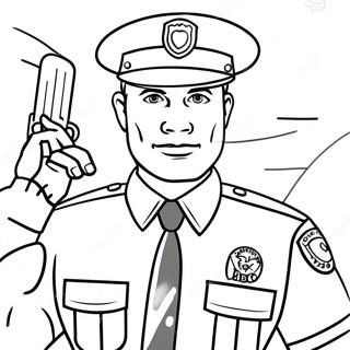 Hrabri Policajac Bezbednost Bojanka 83115 24494