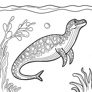 Mozasaurus Pliva U Okeanu Bojanka 83804-25031