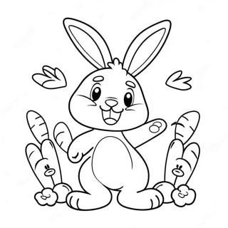 Srecni Zec Sa Sargarepama Za Bojanje 84240 25376