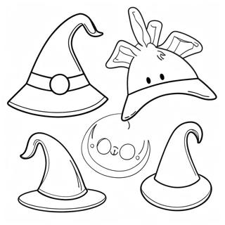 Magicni Sesiri Carobnjaka Stranica Za Bojanje 84343-25458