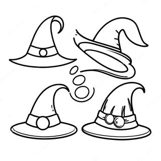 Magicni Sesiri Carobnjaka Stranica Za Bojanje 84343-25460