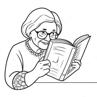 Draga Baka Koja Cita Knjigu Za Bojanke 84549-25619