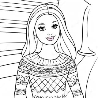 Barbi U Udobnom Dzemperu Za Bojanke 84576 25643