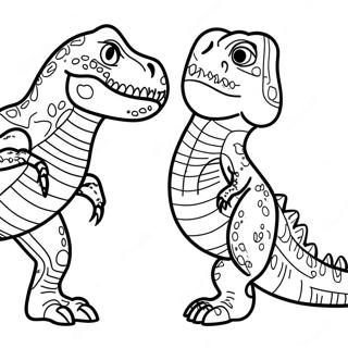 Indominus Rex Protiv T Rexa Bojanka 84602-25662