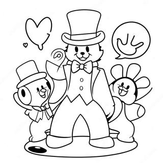 Tuxedo Sam Se Igra Sa Prijateljima Bojanka 84904-25889