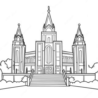 Stranica Za Bojanje Mormonskog Hrama 85188 26201