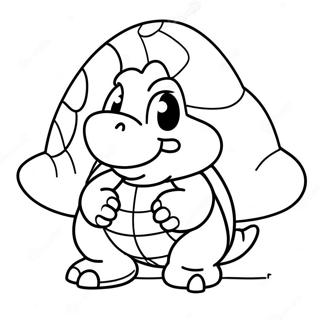 Slatka Skoljka Koopa Za Bojanje Бојанке