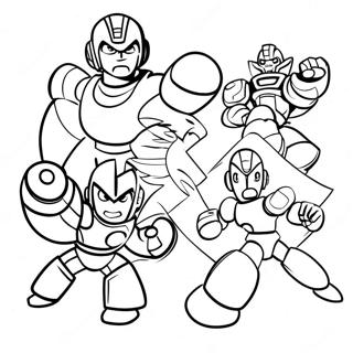 Megaman Protiv Robot Majstora - Bojanka Бојанке