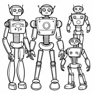 Futuristicki Ai Roboti Bojanka 85804-26679