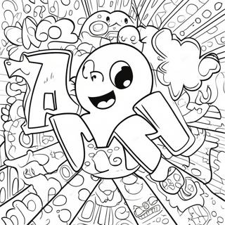 Bojanka Sa Smesnim Uvredama U Grafitu 86236 27017