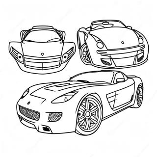 Brzi Sportski Auto Za Bojanje 86851-27495