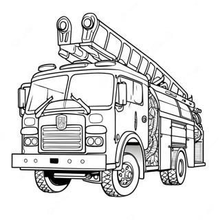 Veliki Crveni Vatrogasni Kamion Za Bojanje 86854-27505