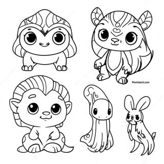 Bojanka Sa Fantazijskim Avatar Stvorenjima 86903 27538