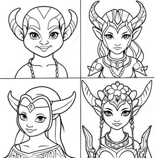 Bojanka Sa Fantazijskim Avatar Stvorenjima 86903 27540