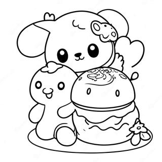 Rilakkuma Cinnamoroll Бојанке