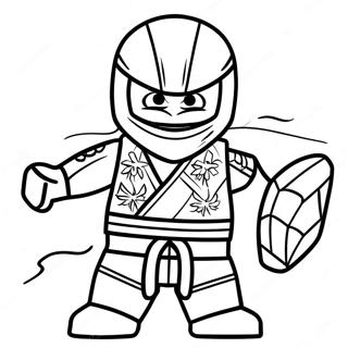 Kai Ninjago U Borbenoj Pozi Bojanka 87236-27795