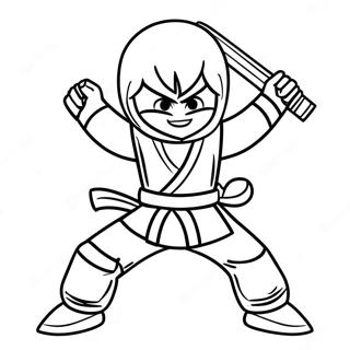 Kai Ninjago U Borbenoj Pozi Bojanka 87236-27796