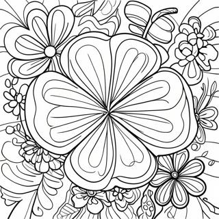 Srecna Cetvorolistna Detelina Za Bojanje 87571 28054