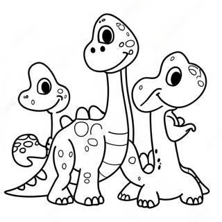 Prijateljska Bojanka Dinosaurusa Porodica 87800-28227