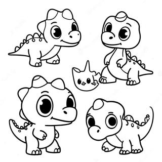 Razigrani Bebe Dinosaurusi Bojanka 87803-28239