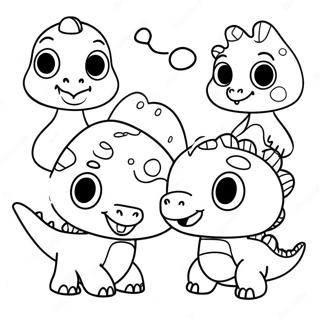 Razigrani Bebe Dinosaurusi Bojanka 87803-28240