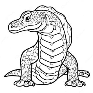 Realisticna Bojanka Sa Komodo Zmajem 88210-28724