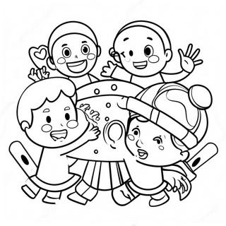 Razlicita Deca Se Igraju Zajedno Bojanka 88314-28809