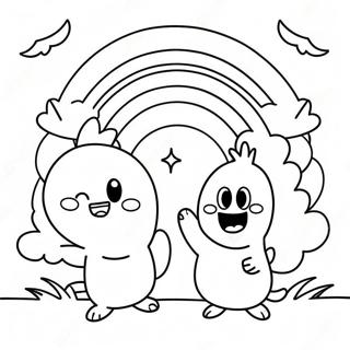 Bojanka Srecni Zuti Rainbow Friends 88365 28846