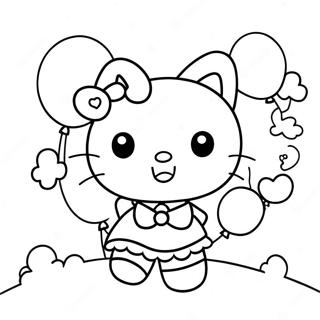 Bojanka Hello Kitty Sa Balonima 88390-28861