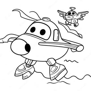 Bojanka Super Wings Letna Avantura Бојанке