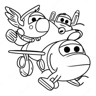 Bojanka Super Wings Timski Rad Бојанке