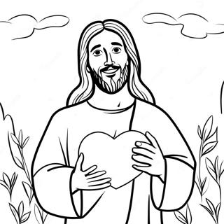 Bojanka Veseo Isus Drzi Srce 89963 30084