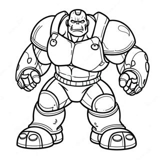 Hulk Buster U Akciji Bojanka 89988-30100