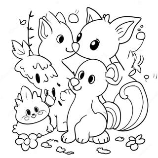 Mastovite Akvarelne Sumske Zivotinje Bojanka 90067 30167